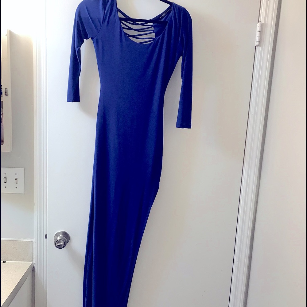 Long synchrony dress